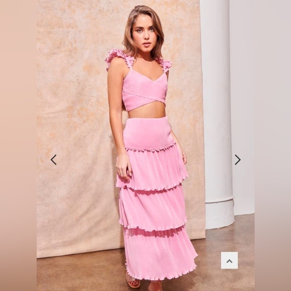 SAYLOR Lotte Metallic Pink Set - Picture 2 of 11